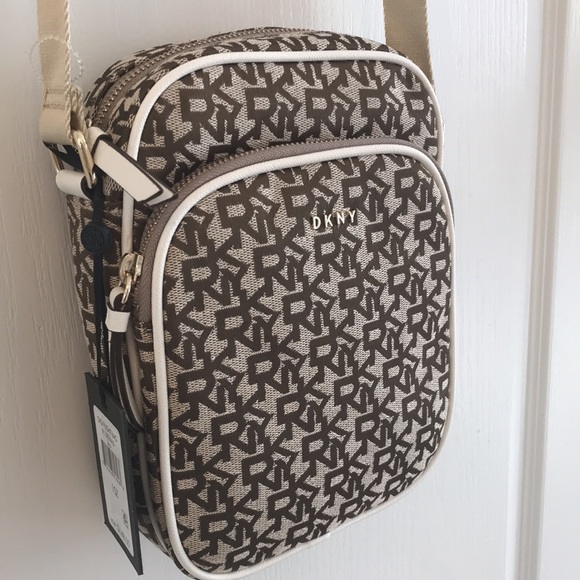 DKNY Signature Canvas Crossbody - Picture 4 of 17